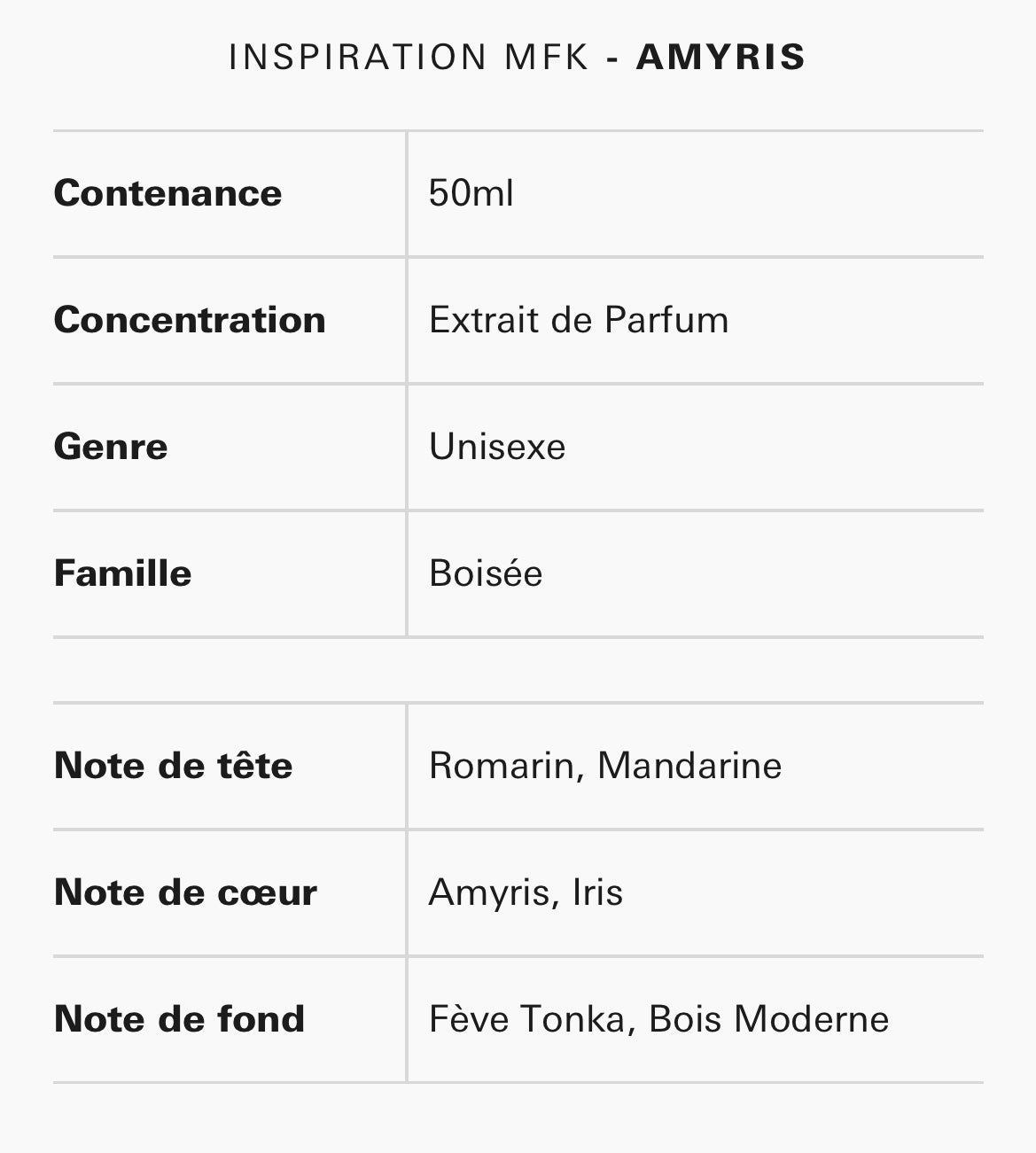 Fleur d’Amyris
