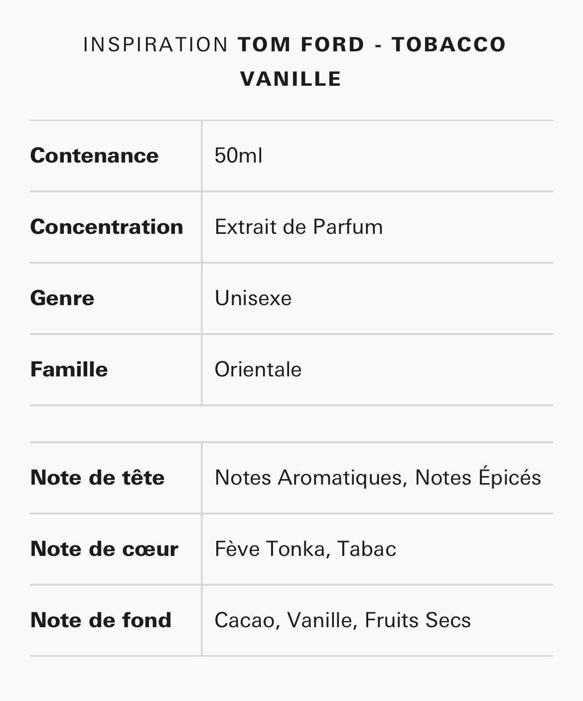 Tobacco Vanille
